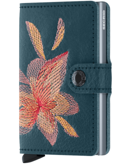 SECRID MINIWALLET STITCH MAGNOLIA PETROLIO